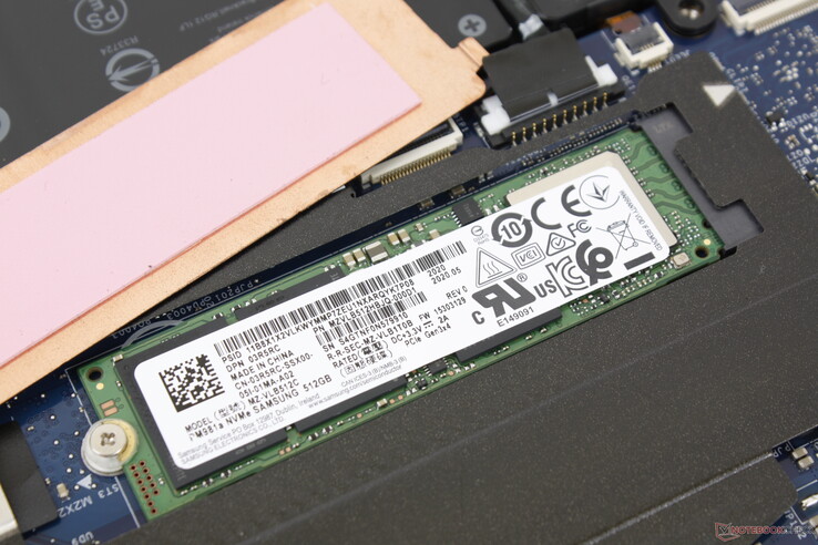 L'SSD M.2 viene fornito con un dissipatore di calore in rame. Non ci sono opzioni interne secondarie