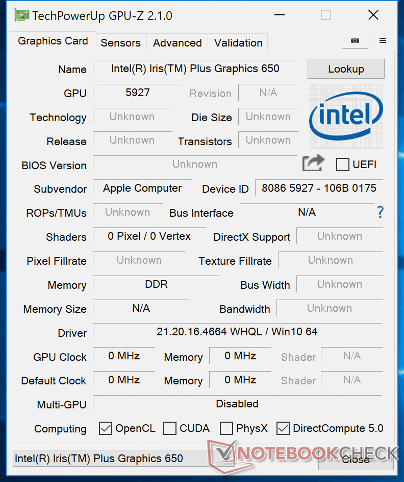 Intel Iris Plus Graphics 650 Vs 550 