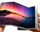 Un prototipo di display tri-folding. (Fonte: Samsung)