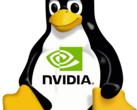 I driver Nvidia su Linux sono ora predefiniti ai moduli del kernel della GPU open-source. (Fonte immagine: logo Nvidia e Tux, Wikimedia Commons)