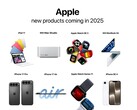 Apple introdurrà molte novità nel 2025, come riassume Mark Gurman, analista di Bloomberg. (Fonte immagine: @theapplehub, modificato)