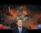 Elon Musk ha confessato di aver barato in Path of Exile 2 e in Diablo 4. (Fonte immagine: Pixabay, Tumisu / YouTube, WoldGamerSK)