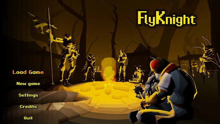 FlyKnight consente inoltre ai giocatori di personalizzare il proprio equipaggiamento e di costruire un personaggio completamente unico. (Fonte: Steam)