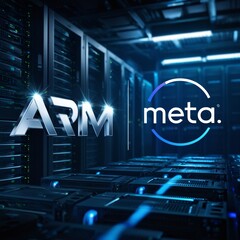 Arm potrebbe annunciare un chip server nel corso di quest&#039;anno (fonte immagine: generato con Leonardo.ai)