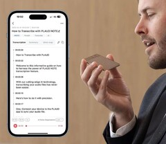 Plaud aggiunge Anthropic Claude 3.5 Sonnet AI al registratore vocale Plaud Note attraverso l&#039;abbonamento al piano Pro. (Fonte: Plaud)