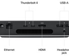 Il layout delle porte posteriori del Mac Mini (2023). (Fonte immagine: Apple)