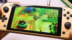 Hyrule edition Switch Lite con mods (Fonte immagine: Taki Udon su Youtube)