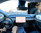 Gli autisti di ride sharing utilizzano spesso la modalità FSD di Tesla (Fonte: Justin Yoon/YT)