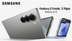 Galaxy Z Flip6 e Galaxy Z Fold6 sono due dei tanti dispositivi che Samsung presenterà la prossima settimana. (Fonte immagine: Samsung)