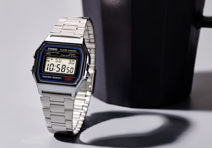 L'orologio da polso Casio A158WA-1. (Fonte: Casio)