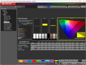 Calman ColorChecker modalità OD