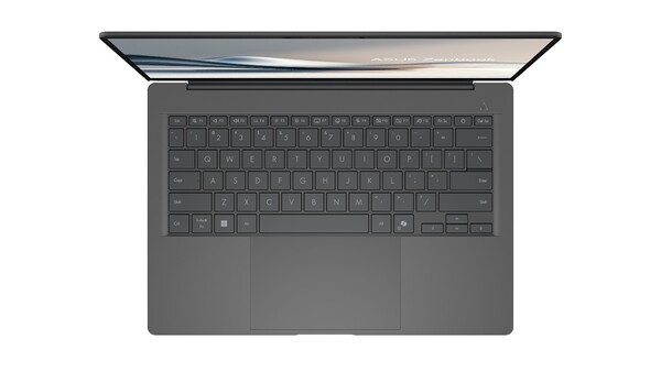 Asus afferma che lo Zenbook A14 ha tasti senza sbavature e un touchpad ingrandito. (Fonte: Asus)