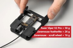 Zeromouse V35 è un mouse da gioco incredibilmente leggero e minimalista, che richiede un certo assemblaggio. (Fonte: Zeromouse)