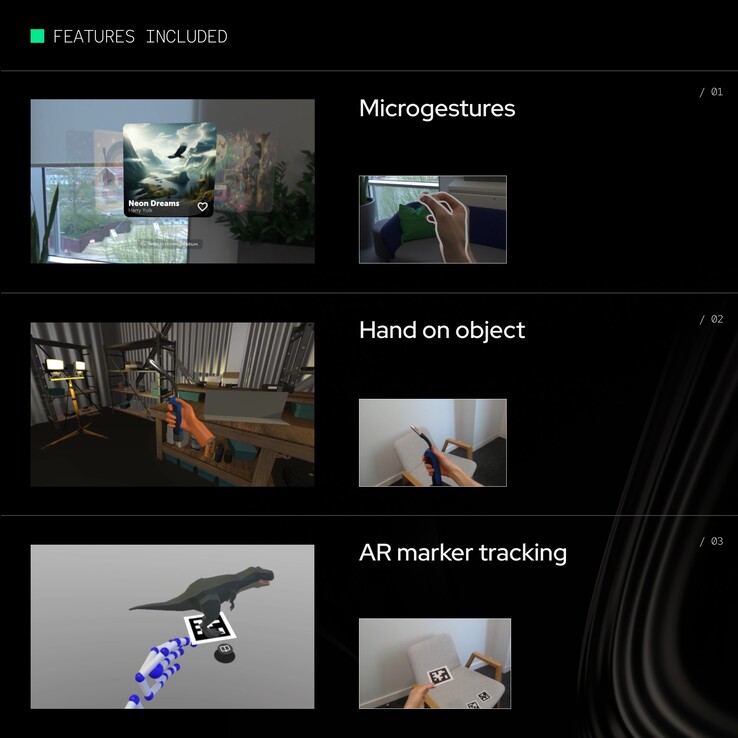 Hyperion migliora il tracciamento della mano e dell'oggetto per una migliore interazione VR. (Fonte: Ultraleap)