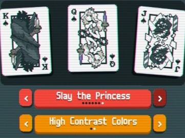 Nella foto: Personalizzazione del mazzo per Balatro, con il popolare gioco indie horror Slay the Princess (Fonte immagine: screenshot in-game di Balatro)