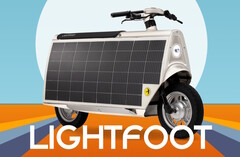 Otherlab lancia lo scooter da carico ad energia solare Lightfoot con un&#039;autonomia di 37 miglia (60 km). (Fonte: Otherlab)