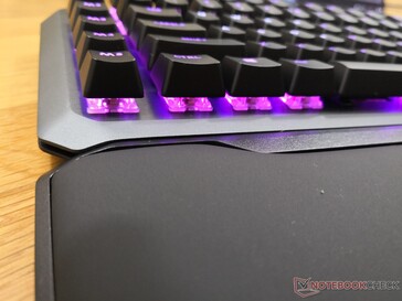 ... ma il palm rest lo copre completamente