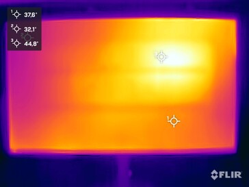 L'HP OmniStudio X durante lo stress test (parte anteriore)