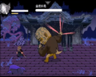 Un'istantanea della versione fan-made di Black Myth: Wukong 2D pixel. (Fonte immagine: 火山哥哥 via bilibili.com) 