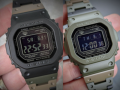 Il Casio G-SHOCK GMW-B5000 in edizione personalizzata ispirata al camo di B5K Customs. (Fonte: B5K Customs via Instagram)