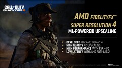 Viene lanciato anche AMD FSR 4, che ora è accelerato da ML. (Fonte immagine: AMD)