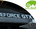 La commutazione della GPU integrata è qui (Fonte immagine: Canva e openSUSE - modifiche)