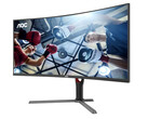 L'ultimo monitor da gioco da 34 pollici di AOC combina una risoluzione di 1440p con una frequenza di aggiornamento di 180 Hz. (Fonte: AOC)