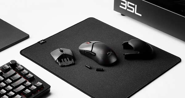 HyperX Pulsefire Saga Pro è un mouse da gioco wireless. (Fonte: HyperX)