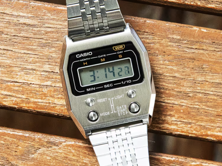 Il Casio Vintage A1100D-1 - una riedizione del 52QS-14B degli anni Settanta. (Fonte: Casio)