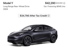 Tesla offre ora la Model Y in inventario a meno di 35.000 dollari (Fonte: Tesla)