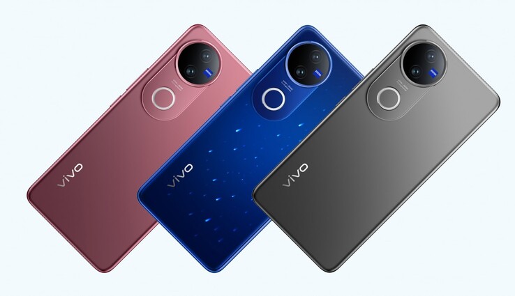 Il V50 in tutti e 3 i nuovi colori. (Fonte: Vivo)