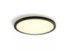 Il pannello LED rotondo da soffitto Philips Hue Tento, White Ambiance, Black Frame, 54,2 cm. (Fonte: Philips Hue)