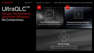 UltraQLC combina la NAND 3D QLC con un controller avanzato (Fonte: SanDisk)