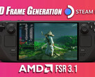 AMD FSR 3.1 e la generazione di fotogrammi su Valve Steam Deck aumentano le prestazioni di gioco (Fonte: ETA Prime)