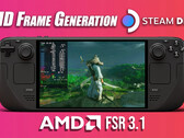AMD FSR 3.1 e la generazione di fotogrammi su Valve Steam Deck aumentano le prestazioni di gioco (Fonte: ETA Prime)