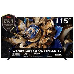 Il televisore TCL X955 MAX è dotato di un pannello QD Mini LED da 115 pollici con una frequenza di aggiornamento variabile di 144 Hz (Fonte immagine: TCL)