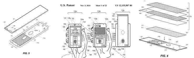 Motorola lancia la sua nuova IP. (Fonte: USPTO via MySmartPrice)