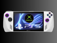 Console portatile Xbox con logo PS5 (Fonte immagine:, Asus, Microsoft Xbox Gaming, Sony PlayStation)