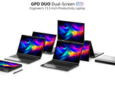 GPD Duo sarà caratterizzato da due pannelli OLED da 13,3 pollici di Samsung (Fonte: GPD)