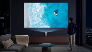 Il proiettore LG CineBeam S 4K Ultra Short Throw. (Fonte: LG)