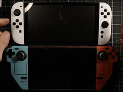 Il Nintendo Switch 2 potrebbe essere appena inferiore allo Steam Deck in termini di larghezza. (Fonte: SwitchUp)