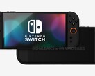 I rendering trapelati di Nintendo Switch 2 rivelano un display molto più grande di quello del suo predecessore. (Fonte: 91Mobiles &amp; OnLeaks)