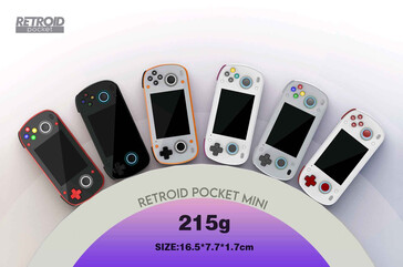 I vecchi colori di Retroid Pocket Mini. (Fonte: Retroid)