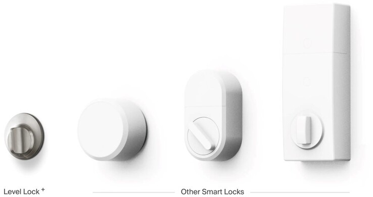 Level Lock+ (Matter) è la più piccola tra le serrature intelligenti per la casa disponibili. (Fonte: Level Home)