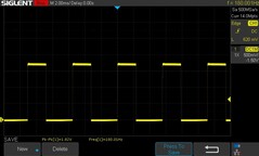 pWM a 180 Hz con MPRT attivo