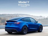 La Model Y può ora essere acquistata con un anticipo di 0 dollari (Fonte: Tesla)