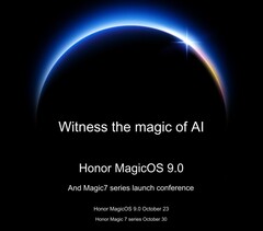 Honor La serie Magic 7 e la data di lancio di MagicOS 9.0 sono state confermate ufficialmente (Fonte immagine: Weibo via Honor mobile phone)