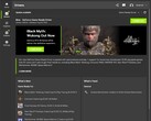 Nvidia GeForce Game Ready Driver 560.94 note di aggiornamento nell'app Nvidia (Fonte immagine: Own)