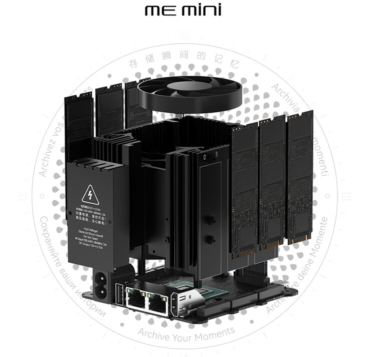 Gli interni di Beelink ME mini (fonte: Beelink)