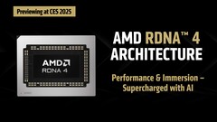 AMD RDNA 4 viene presentato in anteprima al CES 2025. (Fonte immagine: AMD)